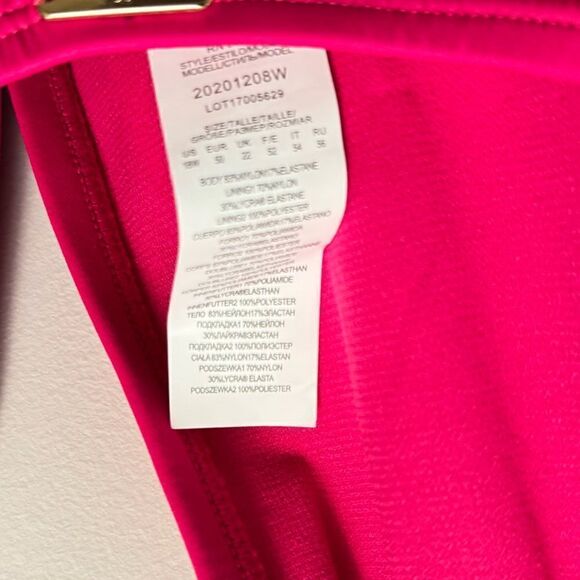 - LAUREN RALPH Plus Size Halter-Neck One Piece Swimsuit, swimwear size 18 … - Picture 10 of 16